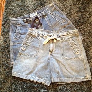Sold in bundle - 2 Pair Old Navy Jean Shorts