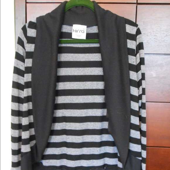 Kirra black and grey cardigan