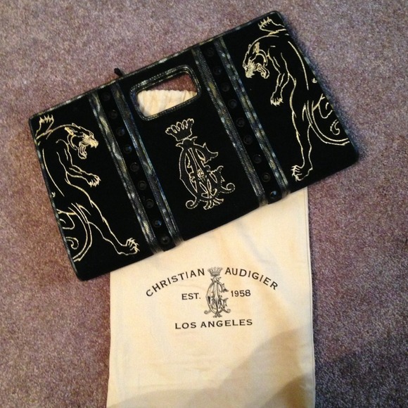 ⛔HOLD⛔Christian Audigier Clutch