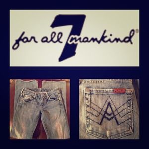 7 for all Mankind Jeans - 7 for all Mankind distressed A pocket jean 7 for all Mankind Jeans - 7 for all Mankind distressed A pocket jean