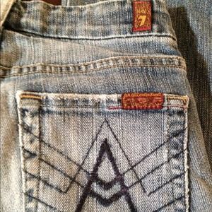 7 for all Mankind Jeans - 7 for all Mankind distressed A pocket jean 7 for all Mankind Jeans - 7 for all Mankind distressed A pocket jean