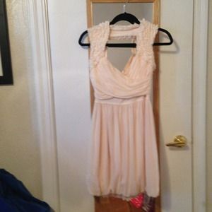 Light pink Bebe dress xs
