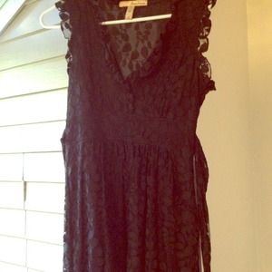 Black lace mini dress American Rag