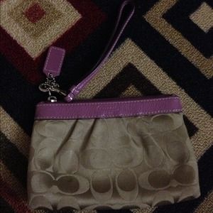 Coach wristlet