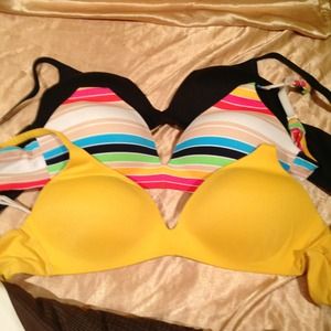 3 body by VS lined bras all size 34C. All wireless