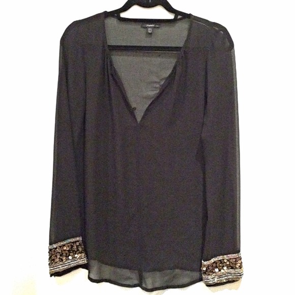 ***SOLD*** Zara blouse with beading