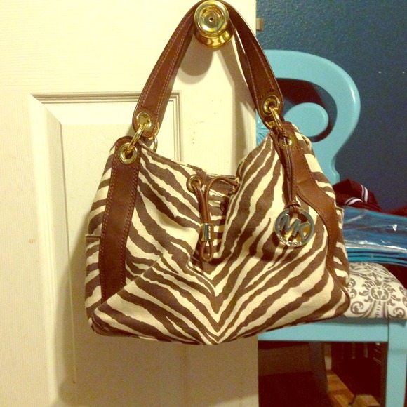 Michael Kors Zebra Print Purse-SOLD