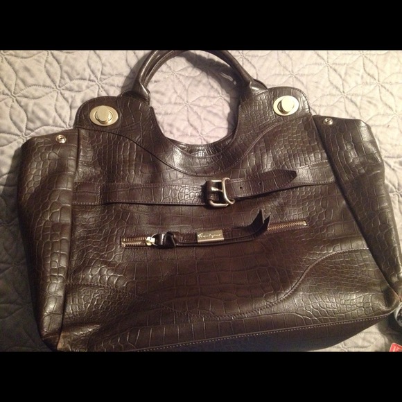 Brown Foley & Corinna leather handbag