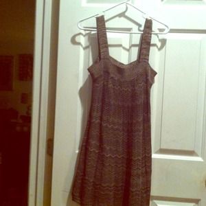 Brown jumper dress