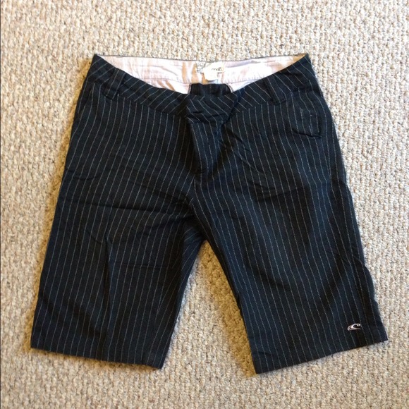 Black striped O'Neill Bermuda shorts