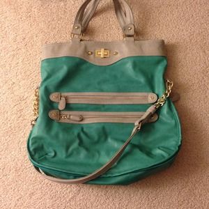Lovely green/gray purse!