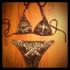 Sinful swimsuit. Small top. Xs bottom