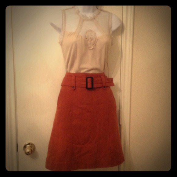 Bundle 🎉Reduced!!!Pretty Burnt Orange Skirt!