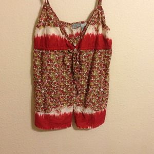 Daytrip tank top with tie. M