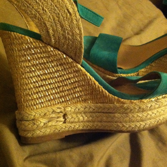 Teal Aldo wedges - Picture 4 of 4