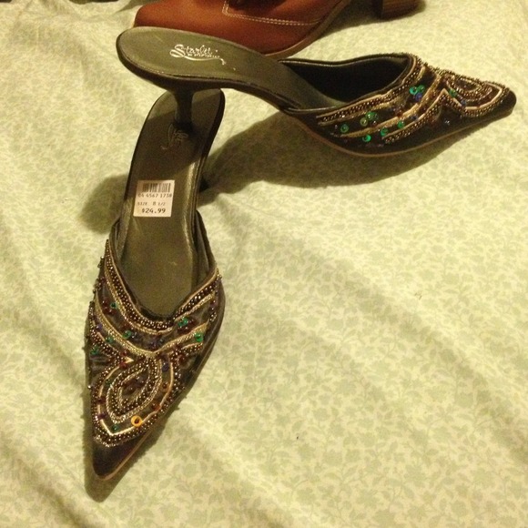 Beaded heels
