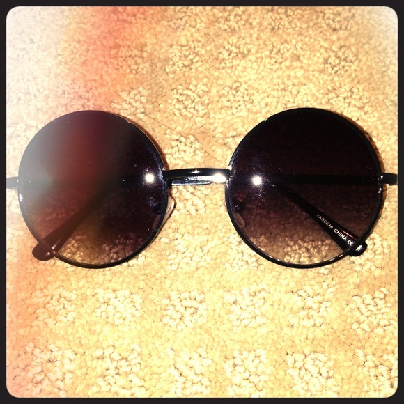 Big Round Metal Sunglasses