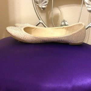 Steve Madden crystal flats