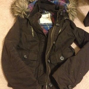 Abercrombie and Fitch jacket fur hood