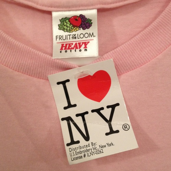✔️SOLD📦💕 NEW Pink I 💗 NY T-Shirt! - Picture 3 of 3
