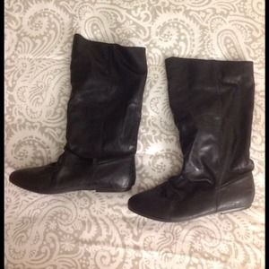 Charlotte Russe Slouchy Black Boots✂PRICE CUT!!!✂