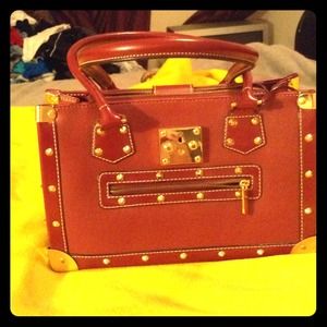 Brick red handbag