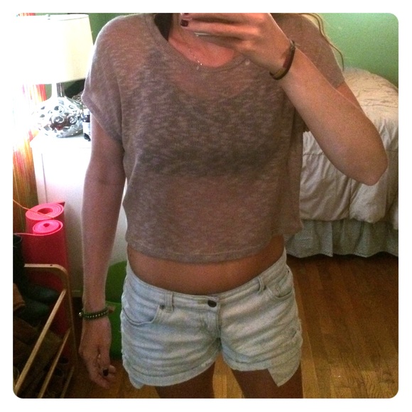Crochet crop top