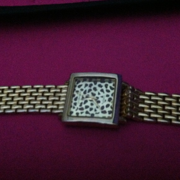 Lane Bryant animal print watch.