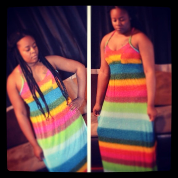 Colors maxi dress