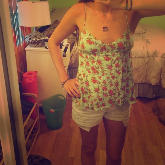 Free People embellished Floral Tank✨