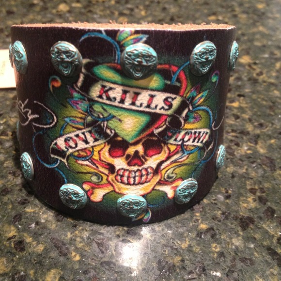 Ed hardy Jewelry - Ed hardy leather bracelet