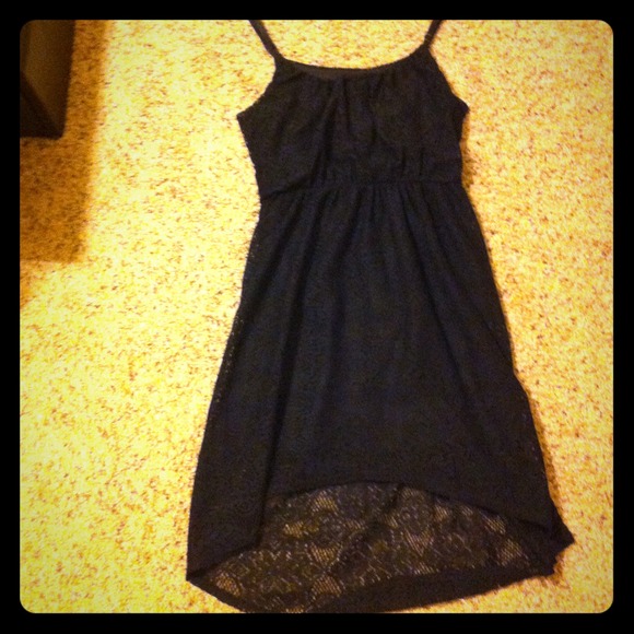 ❌❌SOLD❌❌NWOT! High-Low black sundress