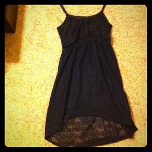 ❌❌SOLD❌❌NWOT! High-Low black sundress