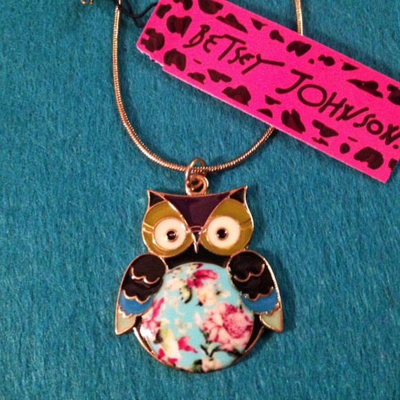 Betsey Johnson Jewelry - "Betsey Johnson" Owl Necklace