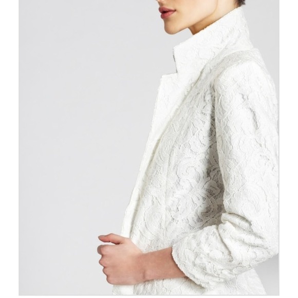 ON SALE! 🎉HP!🎉 Ivory lace blazer by TART - Picture 3 of 3