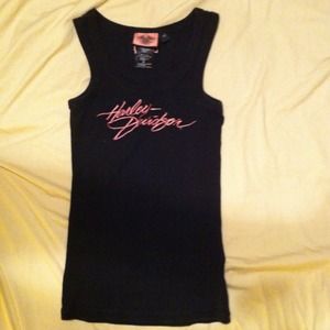 Harley Davidson Black Logo Tank XS