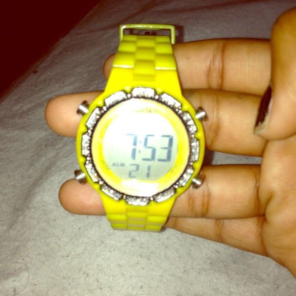 Yellow UNLiSTED watch