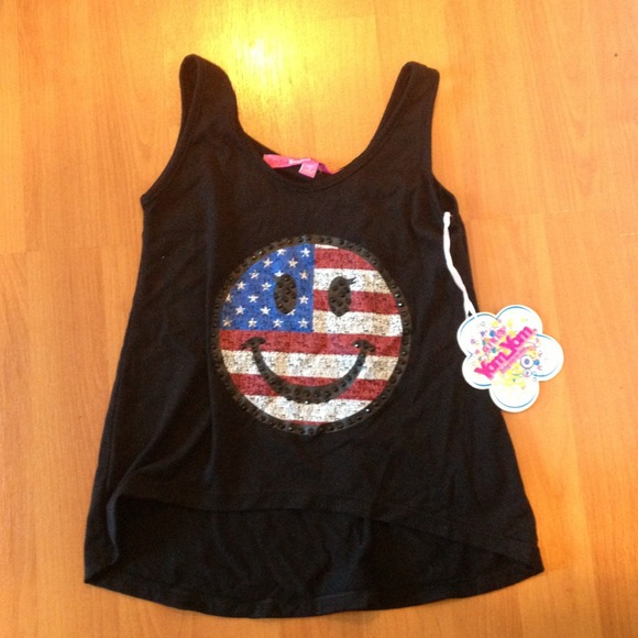 Are you happy? Patriotic girls tank