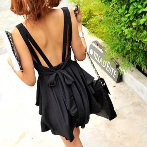 Open back cocktail dress - Picture 2 of 4