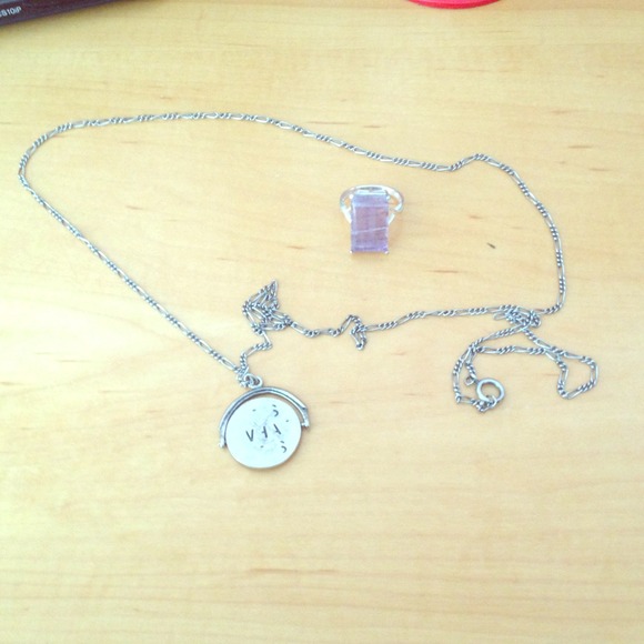 Urban outfitters necklace and ring