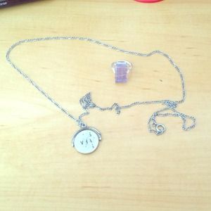 Urban outfitters necklace and ring