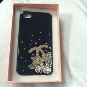 Jeweled Chanel iPhone case