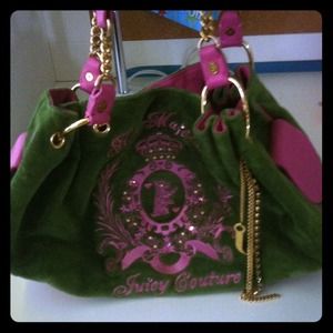 Velour Juicy Couture handbag