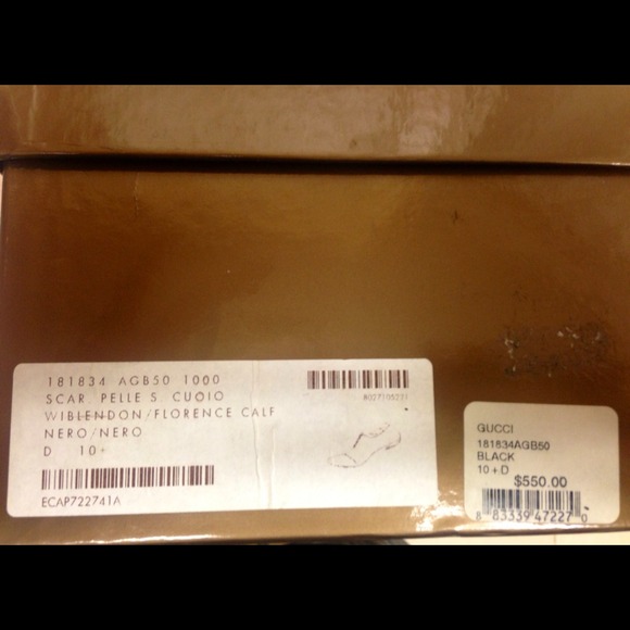 🚫🚫🚫🚫🚫NEW MENS GUCCI SCAR PELLE SOLD ON EBAY - Picture 4 of 4