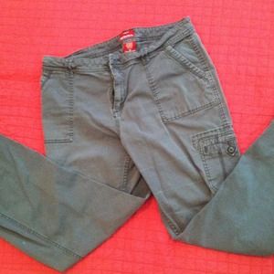 Charcoal grey cargo pants