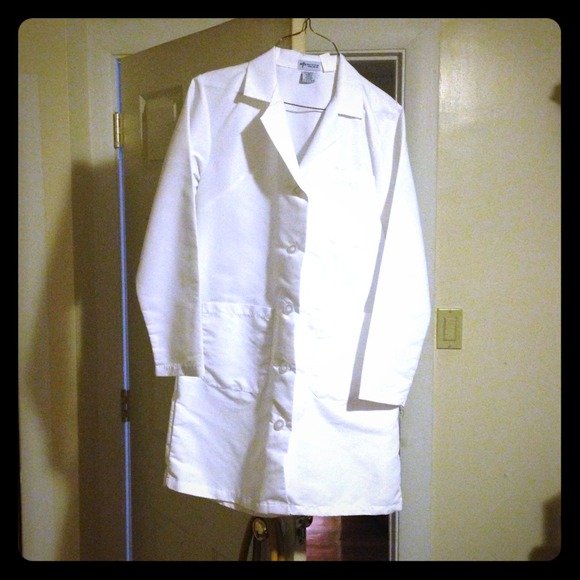 Medline quality health care apparel white lab coat
