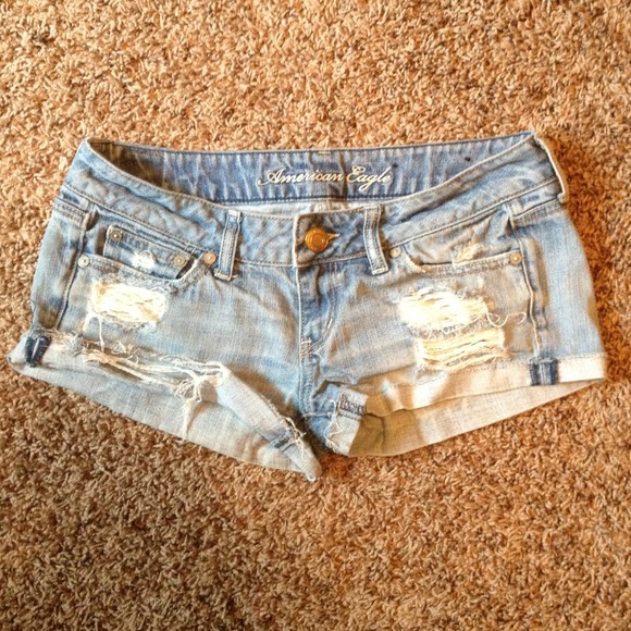 American Eagle destroyed jean shorts. Size 4.