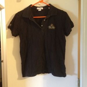 Monogramed golf polos.