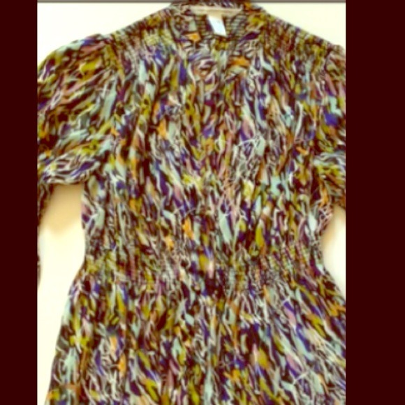 Diane von Furstenberg silk blouse.