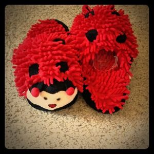 Sold. Brand new lady bug house slippers